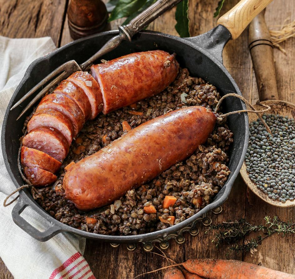 Saucisse Lentilles